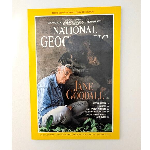 Lot of 3 Jane Goodall National Geographic Magazines 1963 Disneyland 1965 1995 - Picture 14 of 16